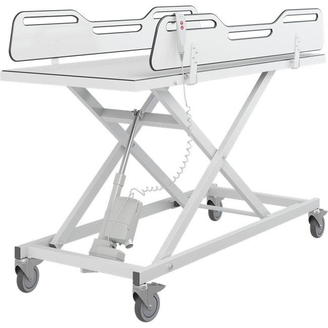 MCT 3 change trolley, electrically height adjustable