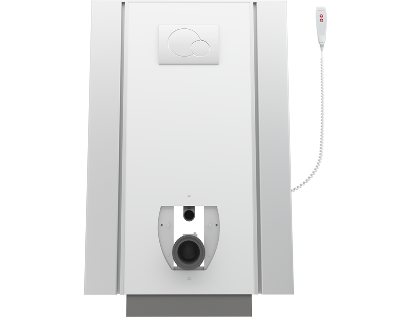 SELECT TL2 toilet lifter with side profiles, for wall outlet