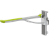 PLUS support arm with integrated counter-balance, 850 mm, right hand operated