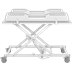 MCT 5 change trolley, manually height adjustable