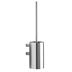Pressalit Choice Toilet brush for wall, brushed steel