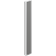 PLUS vægskinne, 400 mm, med hak i højre side, til lodret montering