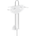 VALUE wash basin bracket, manually height adjustable with gas cylinder