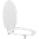 Toilet seat Dania with cover, 2" raised