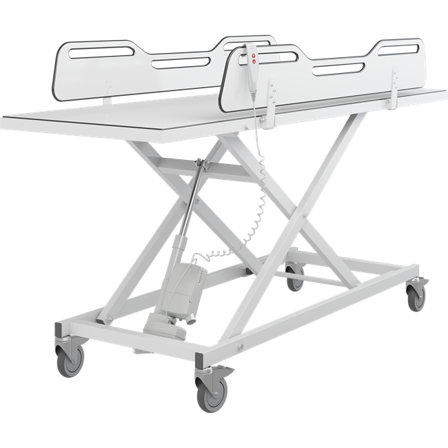 MCT 3 change trolley, electrically height adjustable