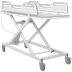 MCT 3 change trolley, electrically height adjustable