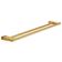 Pressalit Style Towel rail bar, double, 610 mm, brushed brass