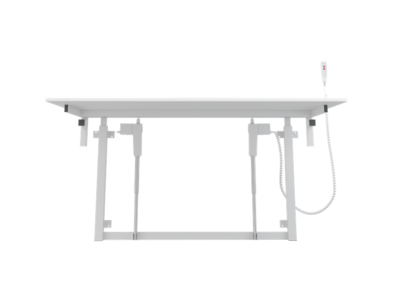 Changing table, 800 x 1800 mm, electrically height adjustable, foldable