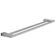 Pressalit Style Towel rack, double, 24.02", brushed steel