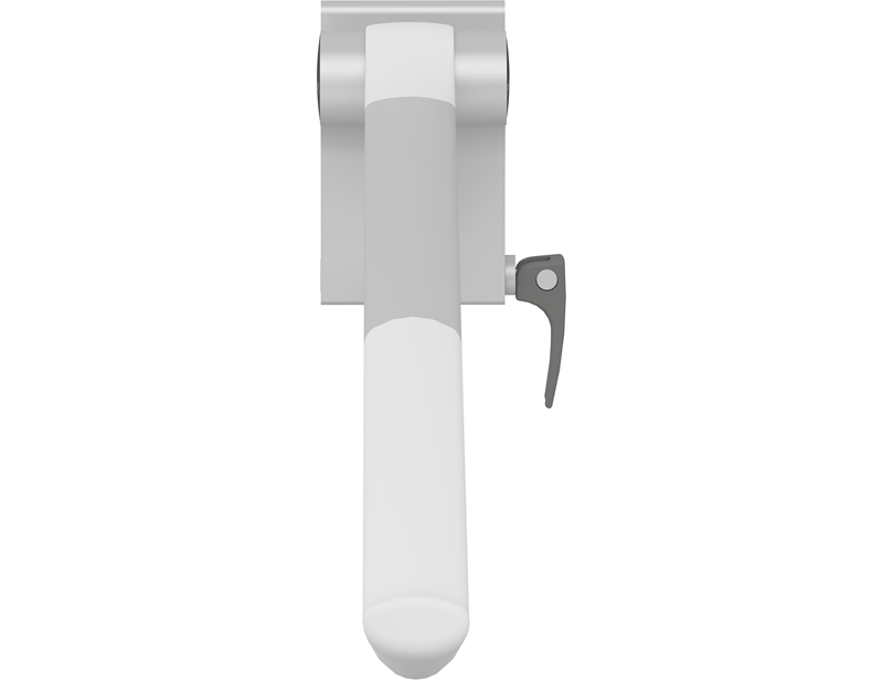 PLUS toiletstøtte, 850 mm, højrehåndsbetjent