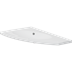 MATRIX ANGLE DEEP wastafel met overloop, rechts afgerond