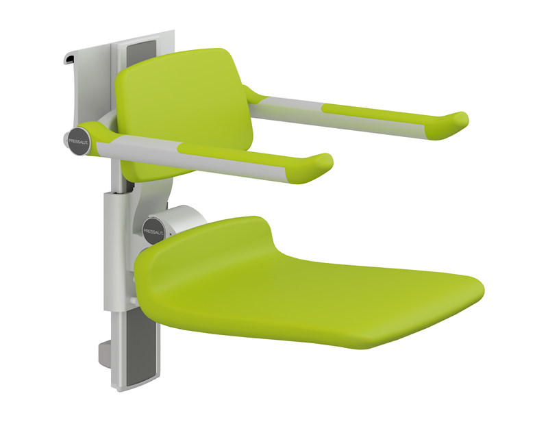 PLUS shower seat 450, manually height and manually sideways adjustable 