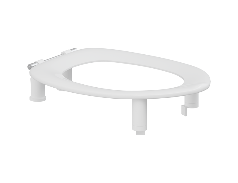 Toilet seat Dania without cover, 100 mm raised