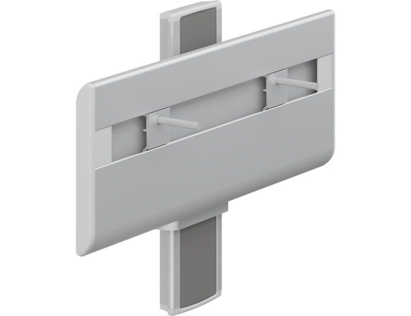 PLUS sink bracket with lever control, manually height adjustable