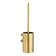 Pressalit Choice Toilet brush for wall, brushed brass