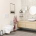 Pressalit Choice Toiletbørste til vægmontage, m/skål, poleret stål