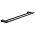 Pressalit Style Towel rail bar, double, 610 mm, matt black