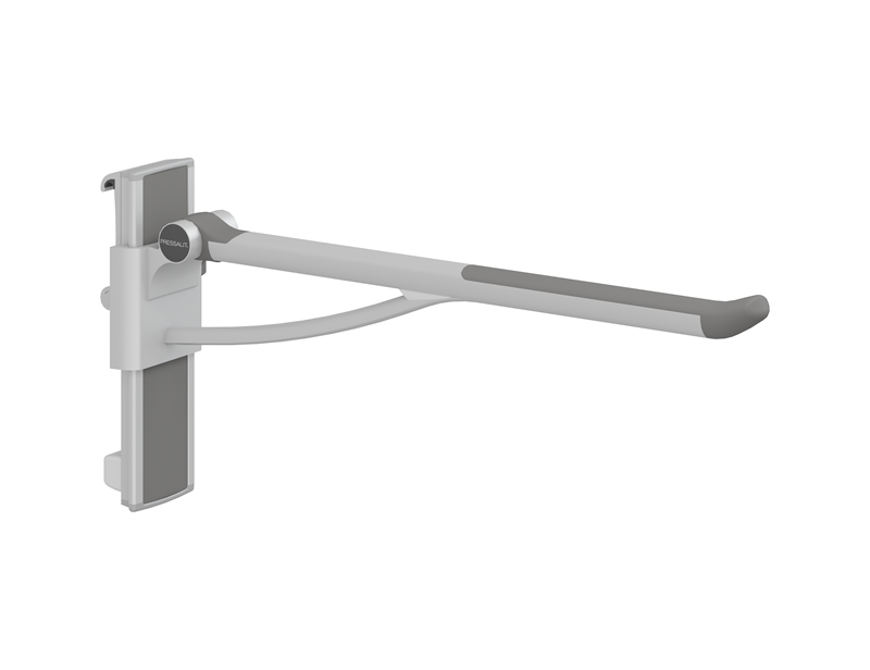 PLUS fold down grab bar with integrated counter-balance, 33.5'', right hand operated