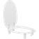 Toilet seat Dania with cover, 4" raised