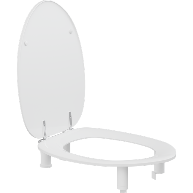 WC-Sitz Dania mit Deckel, erhöht 100 mm
