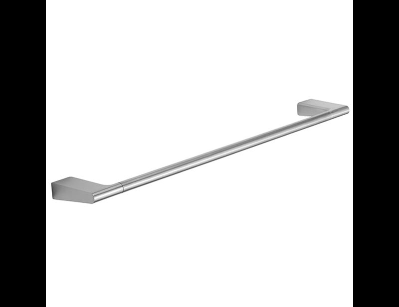 Pressalit Style Towel rack, single, 24.02", brushed steel