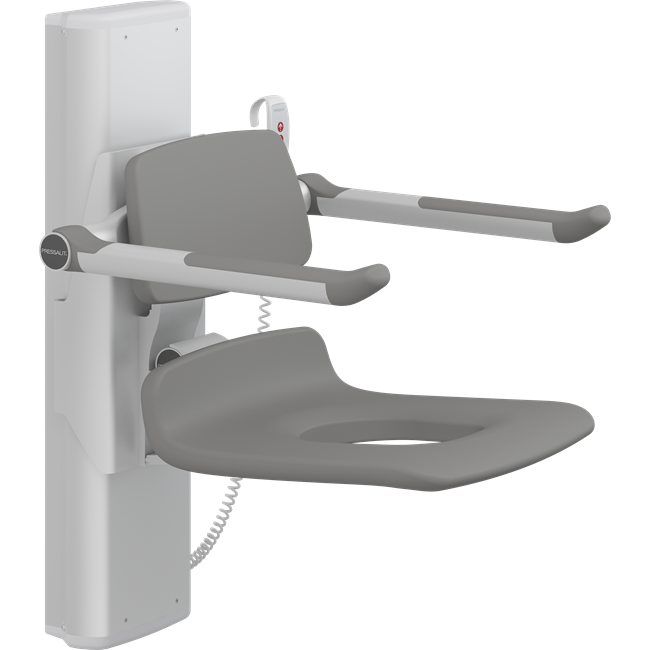 PLUS shower seat 450 with aperture, electrically height adjustable