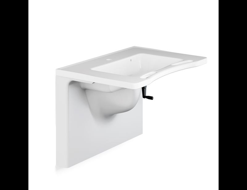 MATRIX MEDIUM vanity sink with integrated overflow
