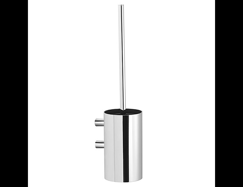 Pressalit Choice Toiletborstelgarnituur voor wandmontage, glanzend staal