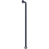 PLUS Rohrstück 1090 mm mit Wandrosette und Handlaufverbindung