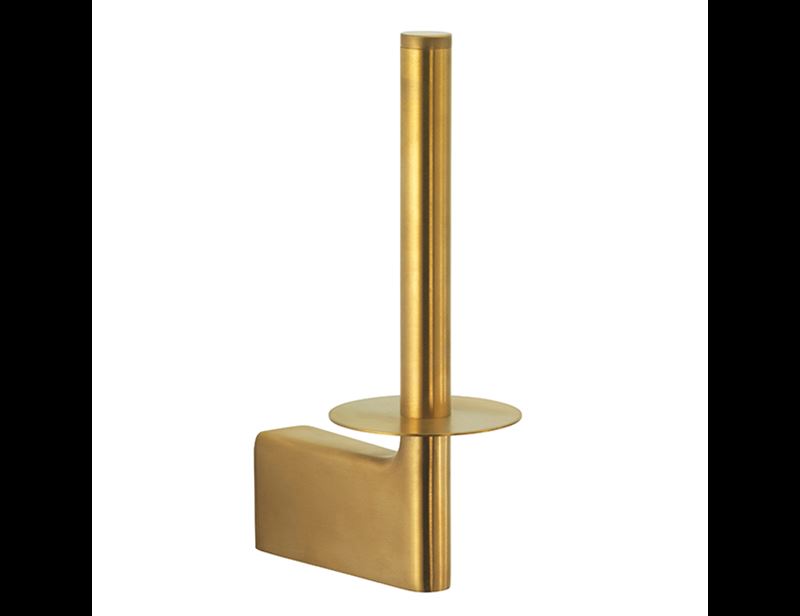 Pressalit Style Spare paper holder, brushed brass