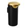 Pressalit Style Soap dispenser, brushed brass/black