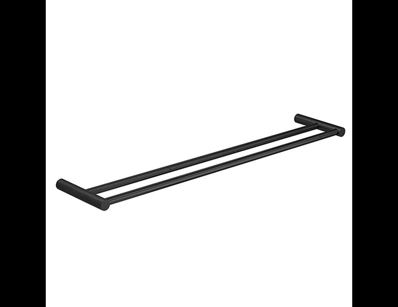 Pressalit Choice Towel holder, double, 60 x 12 cm, matt black