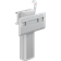 PLUS support de lavabo avec télécommande filaire, réglable en hauteur électriquement og réglable latéralement manuellement