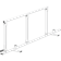 Safety rail 900 mm, foldable