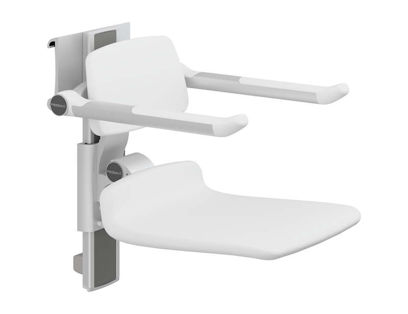 PLUS shower seat 450, manually vertical and manually horizontal adjustable 