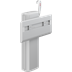 PLUS sink bracket with wired hand control, electrically height adjustable