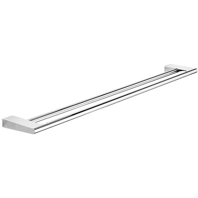 Pressalit Style Towel rail bar, double, 810 mm, chrome