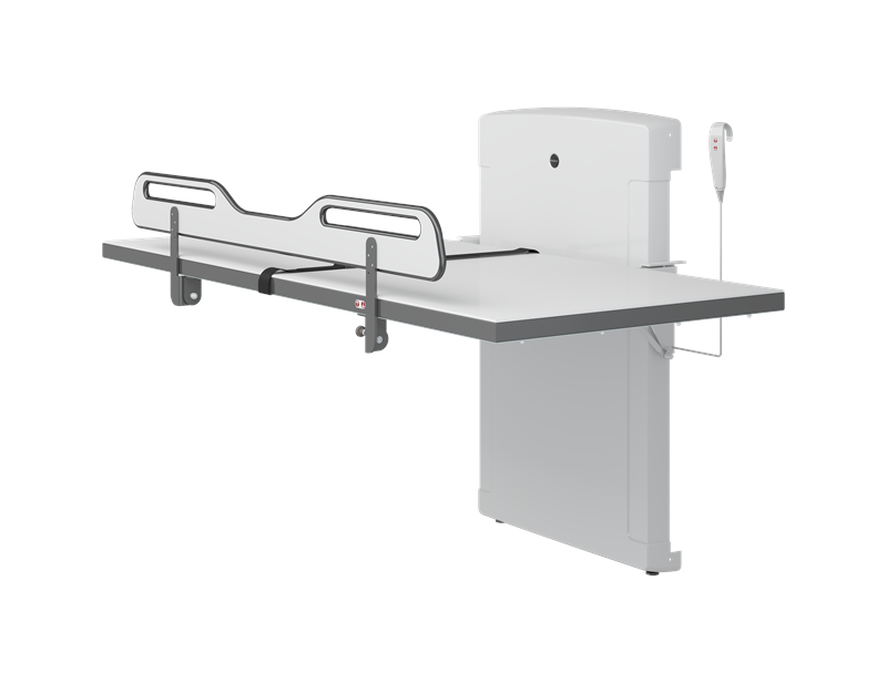 CT 4000 table de change, rabattable manuellement, réglable en hauteur électriquement