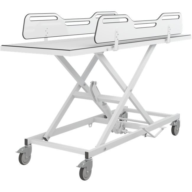 MCT 5 change trolley, manually height adjustable