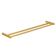 Pressalit Choice Towel holder, double, 60 x 12 cm, brushed brass