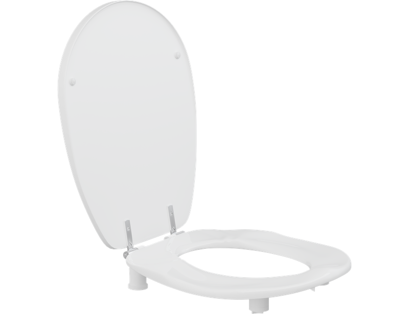 WC-Sitz Ergosit mit Deckel, erhöht 50 mm