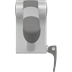 PLUS Stützklappgriff, 850 mm Ausladung, rechtsbedient