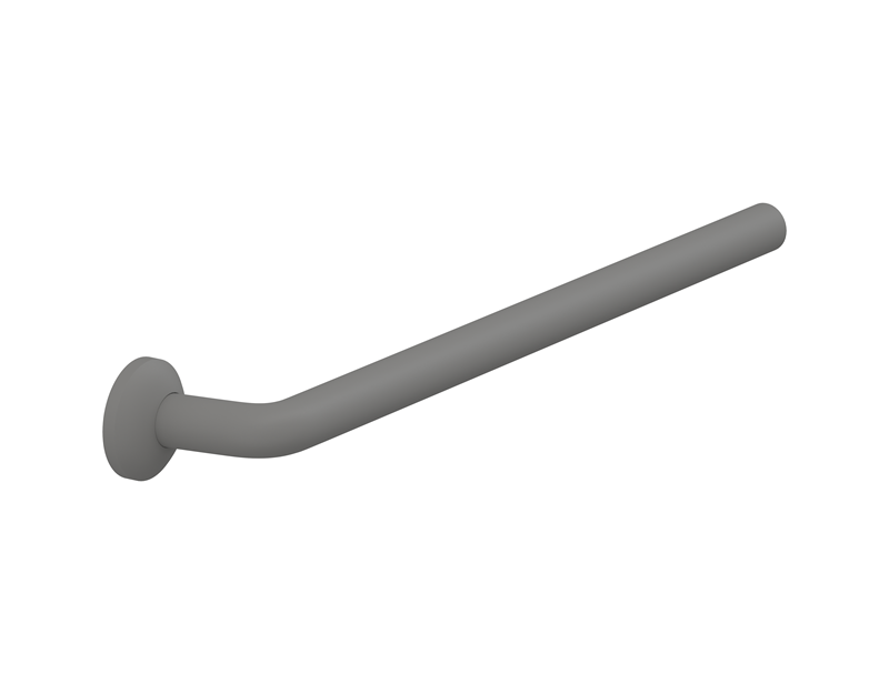 PLUS handrail section 608 mm, incl. wall rosette