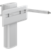 PLUS support de lavabo avec levier de commande, réglable en hauteur électriquement og réglable latéralement manuellement