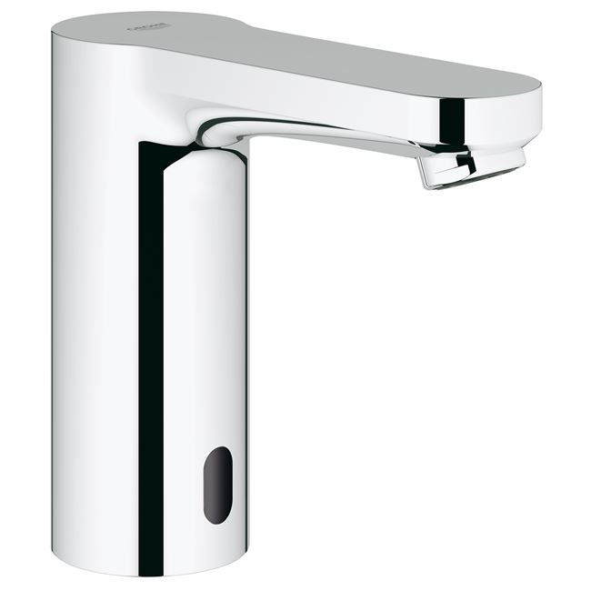 Touchfree faucet with temperature control