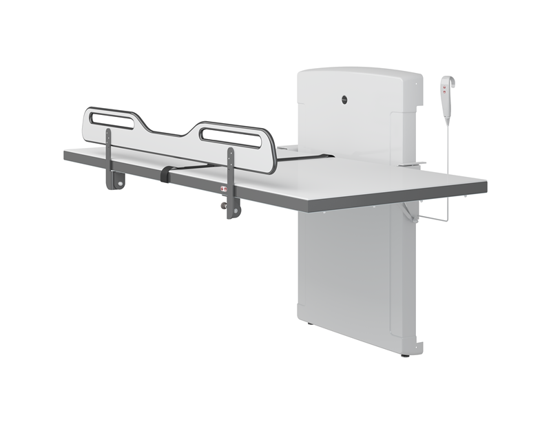 CT 4100 change table, electrically foldable, electrically height adjustable 